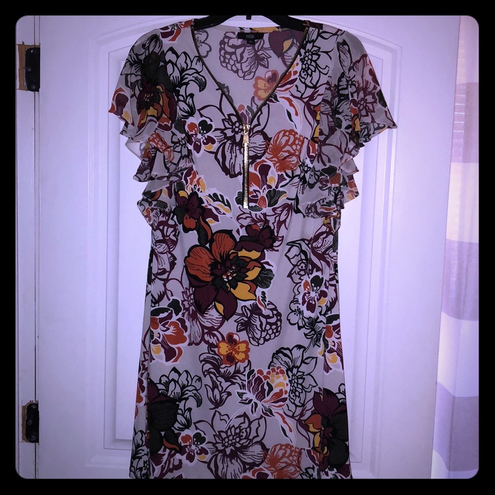 Multicolor Mini Dress